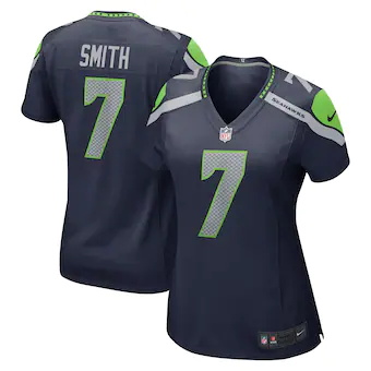 womens nike geno smith college navy seattle seahawks game j